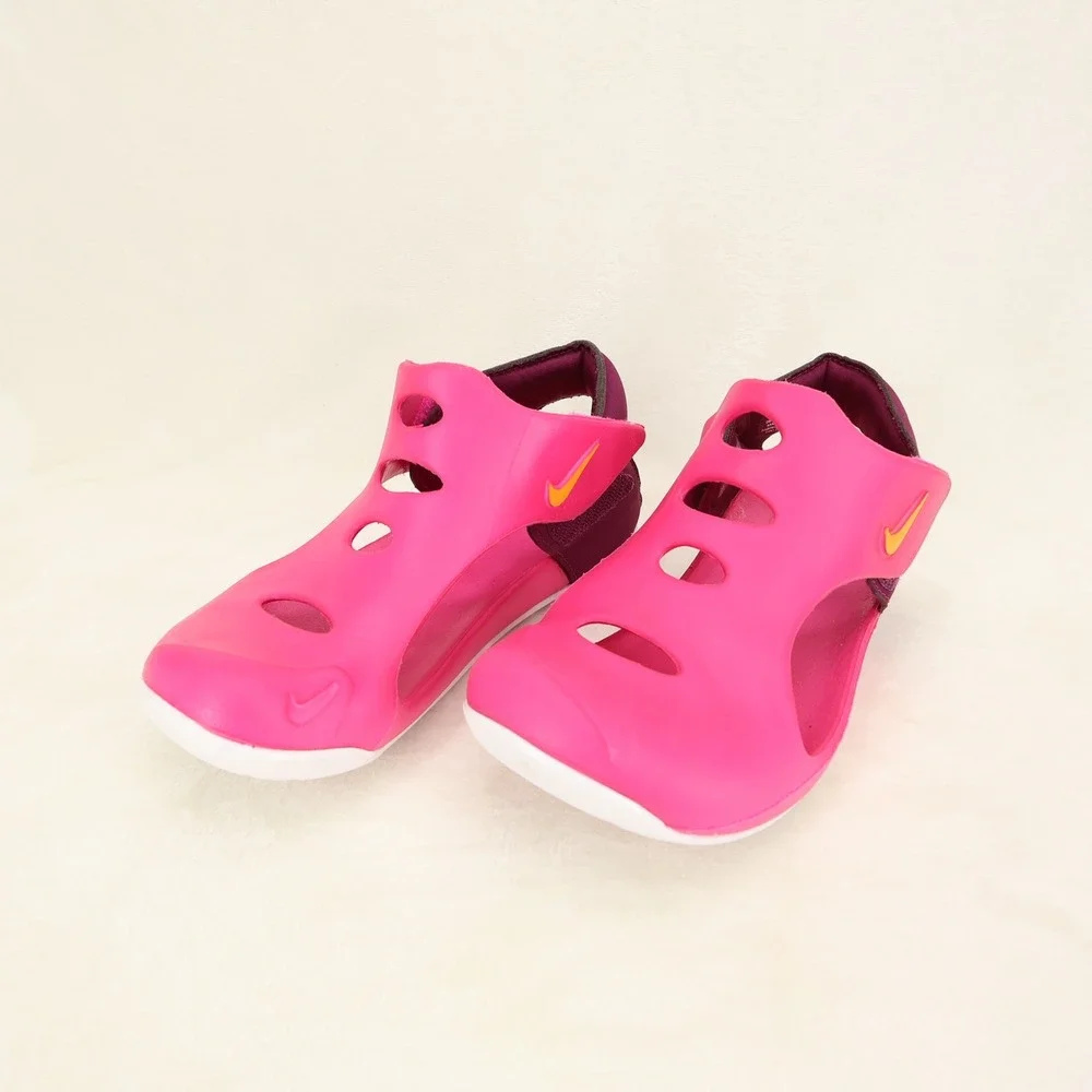 Nike Sunray Protect 3 Pink Purple Kids Sandals DH9462-602 Size 1Y